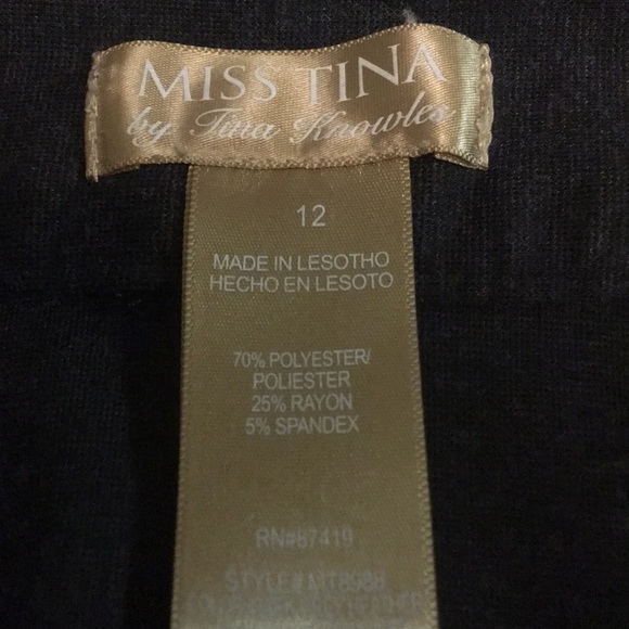 🆑 Miss Tina Dark Grey Zipper Skirt - Picture 2 of 4